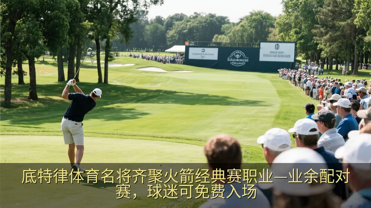 底特律体育名将齐聚火箭经典赛职业—业余配对赛，球迷可免费入场